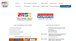 Desktop Screenshot of delawareareachamber.com